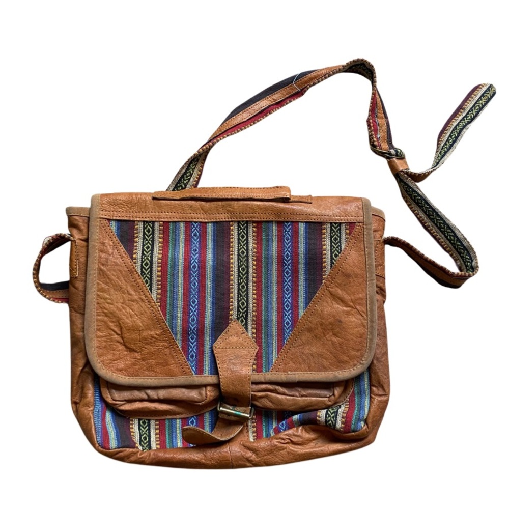 Leather Messenger Bag